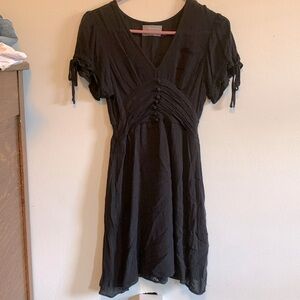 Urban Outfitters, Short, flowy, black dress.